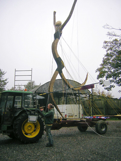 Goolden Girl transporting